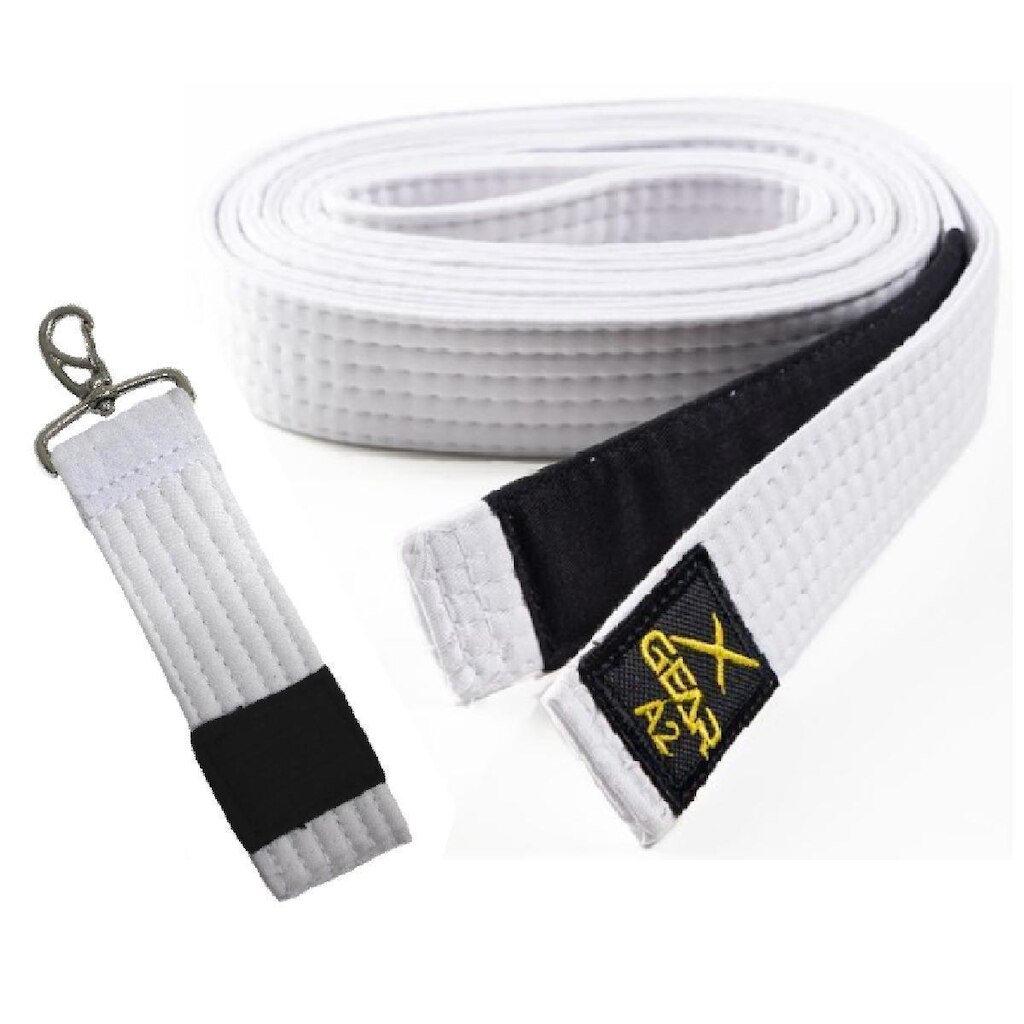 Chaveiro Faixa Branca + Faixa Branca Jiu Jitsu Xgear - A1