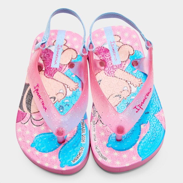 Chinelo Bebê Grendene Kids Ipanema Turma da Mônica Menina
