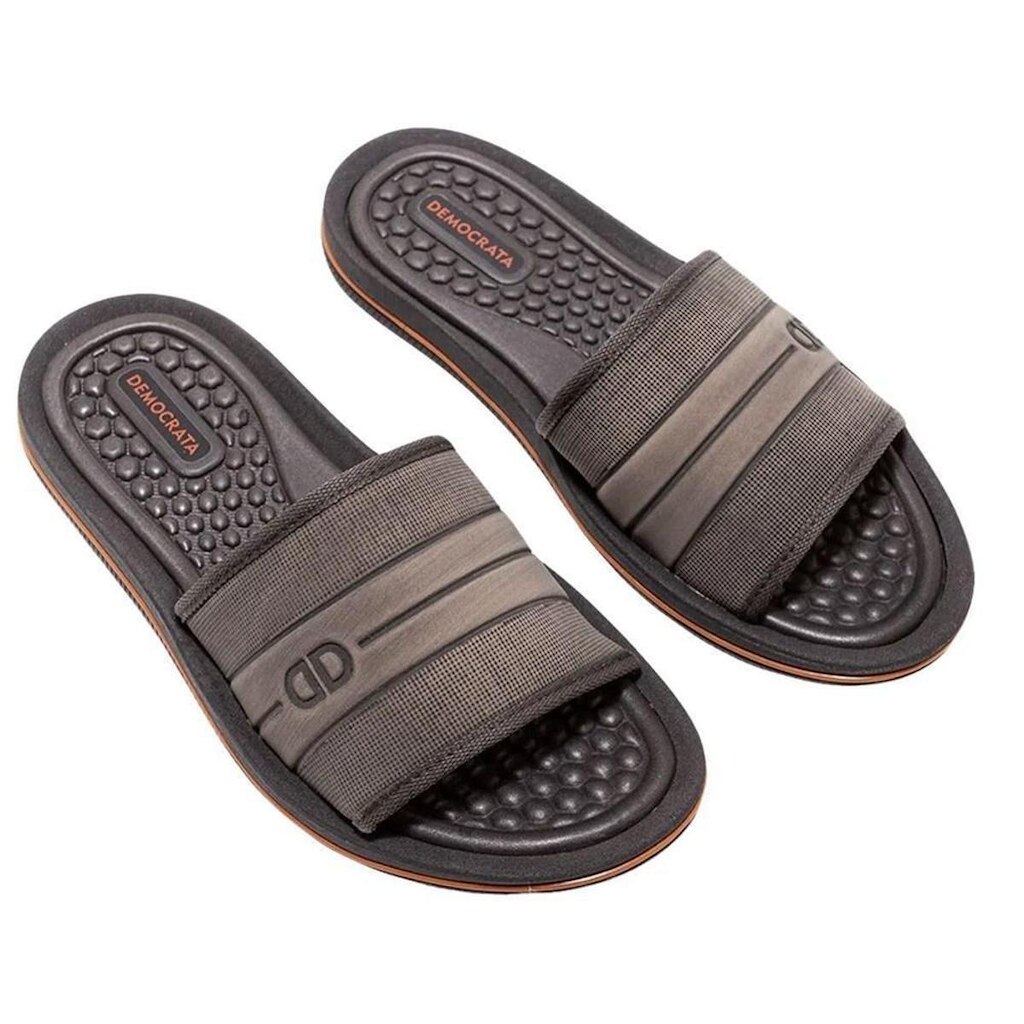Chinelo Democrata Denim Groove Masculino