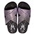 Chinelo Infantil Grendene Kids Wandinha Dark Shine Menina - Preto+Roxo