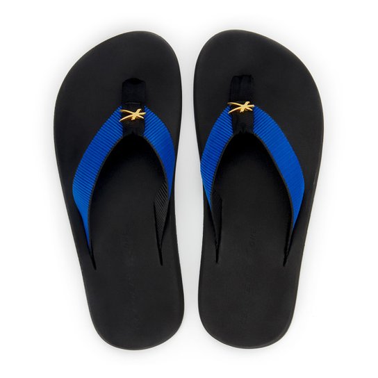 Chinelo Kenner One Black Masculino - Preto+Azul