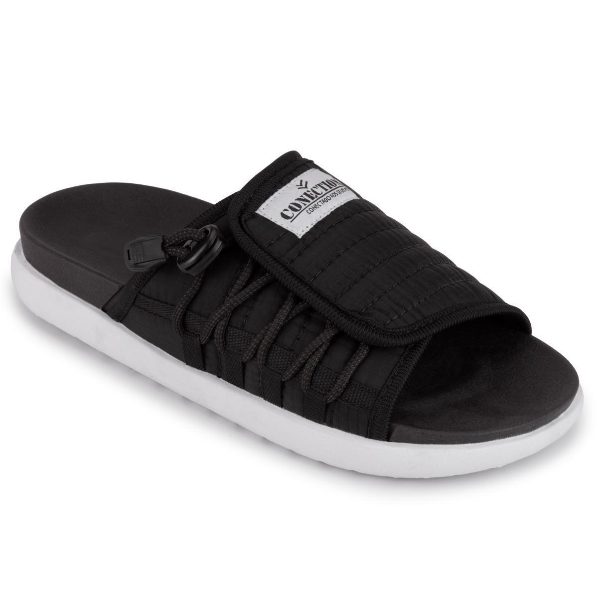 Chinelo Masculino Slide Sandália Asuna Nuvem Anatomico - Preto