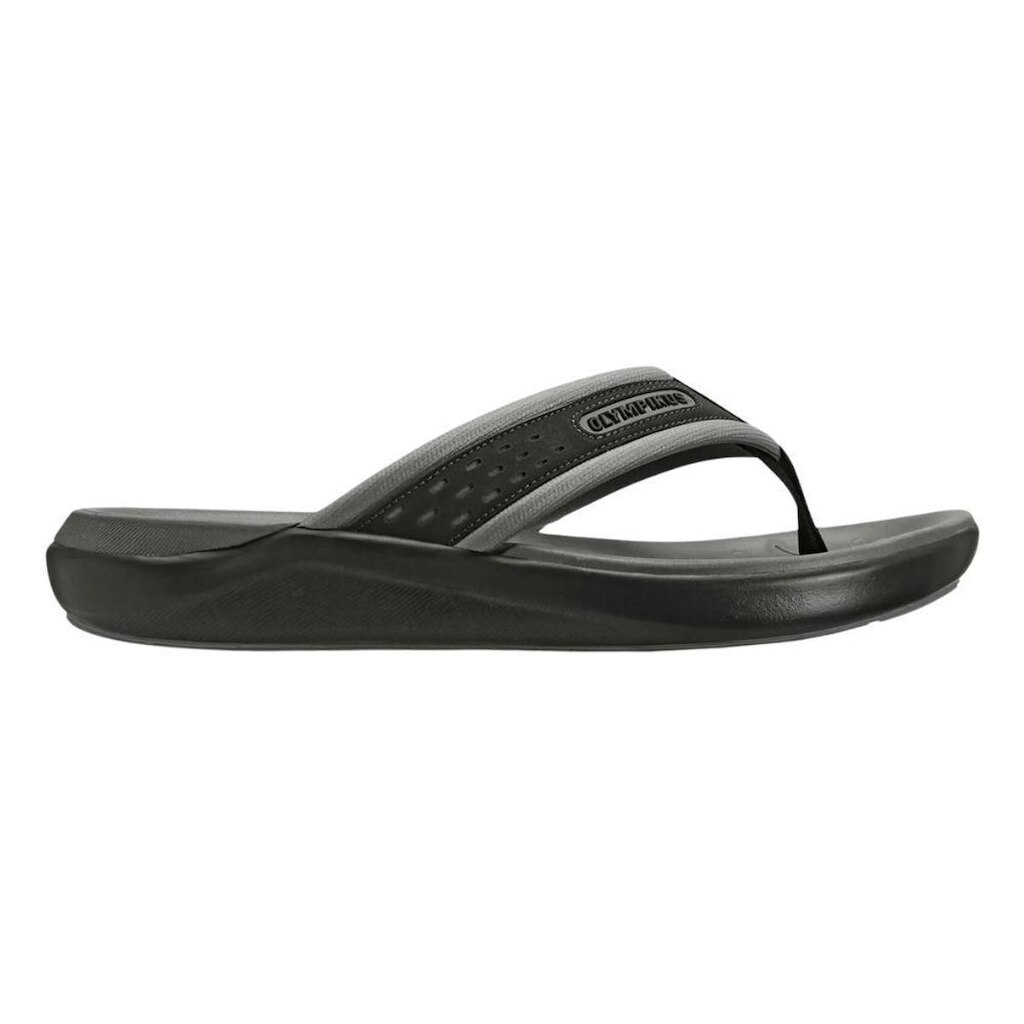 Chinelo Olympikus 921 Preto e Grafite - Masculino 39/40