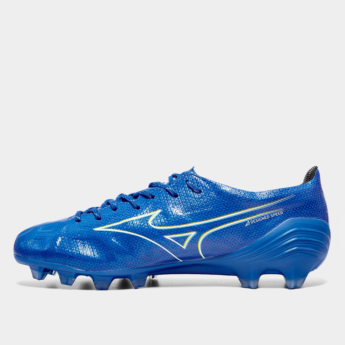 Chuteira Campo Mizuno Alpha Japan Unissex - Azul+Branco | Clube