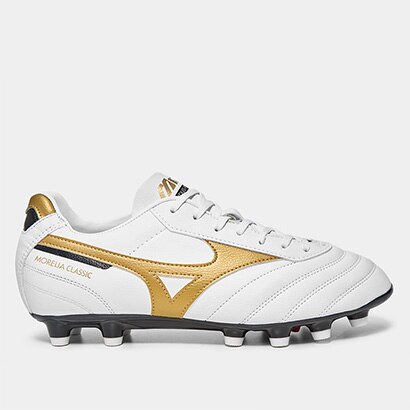 希少/ white×gold ✳︎Mizuno Morelia tf 26.5 ✳︎ Chuteira Mizuno Morelia Club IN Futsal Branca e Dourada シューズ