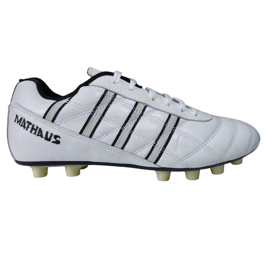 Chuteira De Futebol De Campo Mathaus Vitória Branca