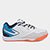 Chuteira Futsal Infantil Topper Dominator Club V - Branco+Azul