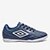 Chuteira Infantil Futsal Umbro Class Footballer - Marinho+Cinza
