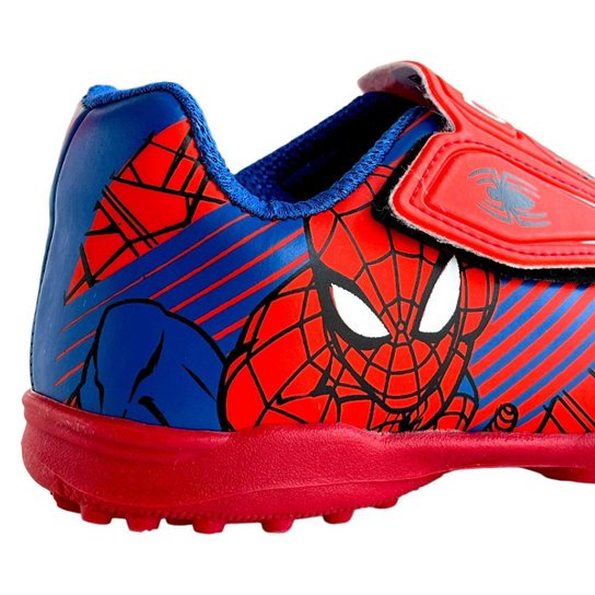 Chuteira Society Infantil Marvel Homem Aranha Heroi Original