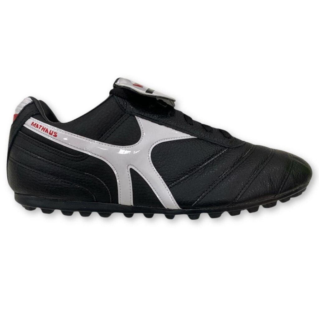 Chuteira Society Mathaus Azzurra Retro Unissex Preto