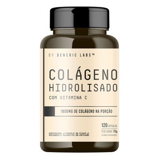 Colágeno + Vitamina C Generic Labs c/ 120 Cápsulas 