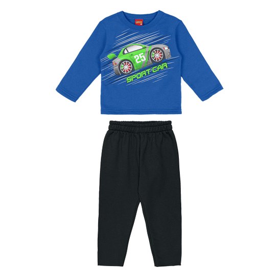 Conjunto Bebê Longo Kyly Moletom Peluciado Estampado Menino - Azul é ruim? Conjunto Bebê Longo Kyly Moletom Peluciado Estampado Menino - Azul é boa?