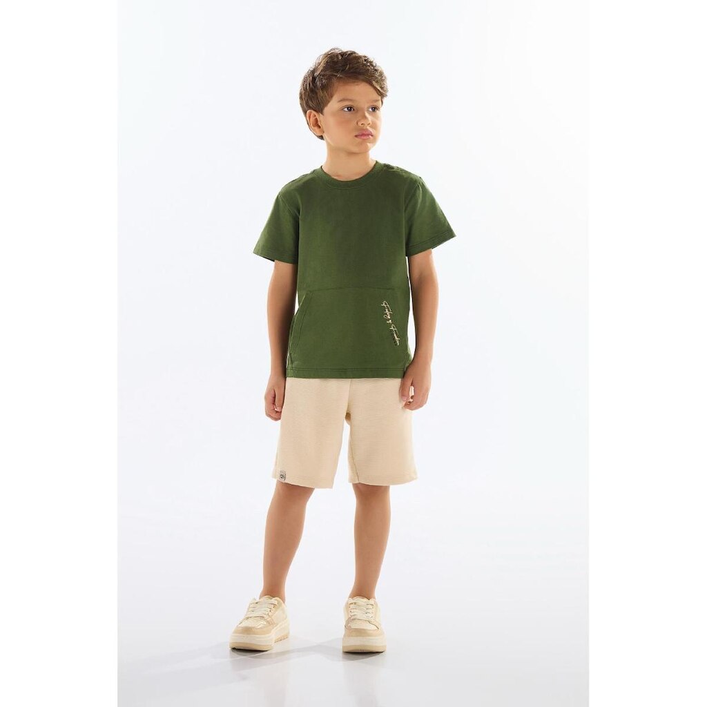 Conjunto Camiseta e Bermuda Menino Quimby