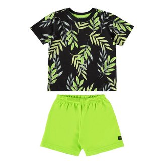Conjunto com Camiseta e Bermuda para Bebê Menino Bee Loop