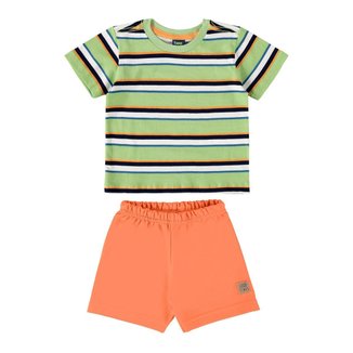 Conjunto com Camiseta e Bermuda para Bebê Menino Bee Loop