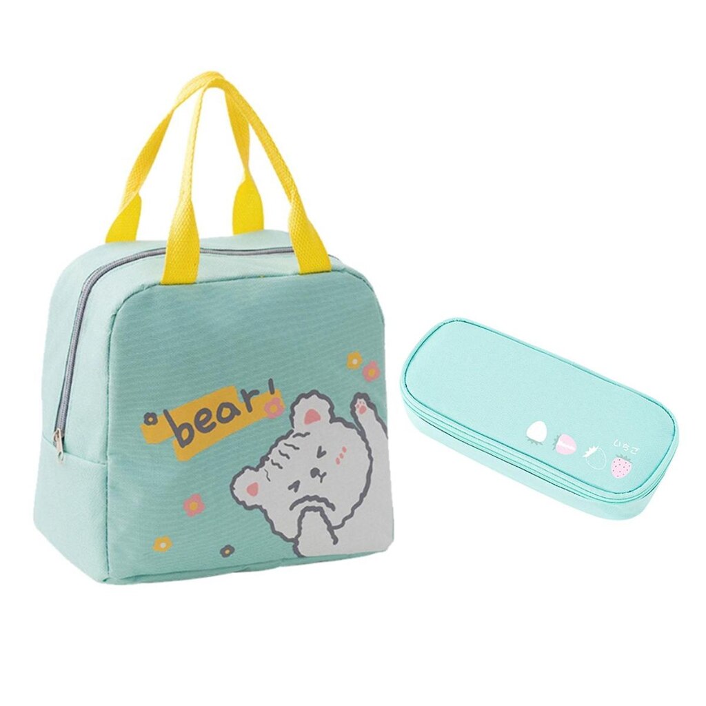 Conjunto de Lancheira Térmica Infantil com Estojo