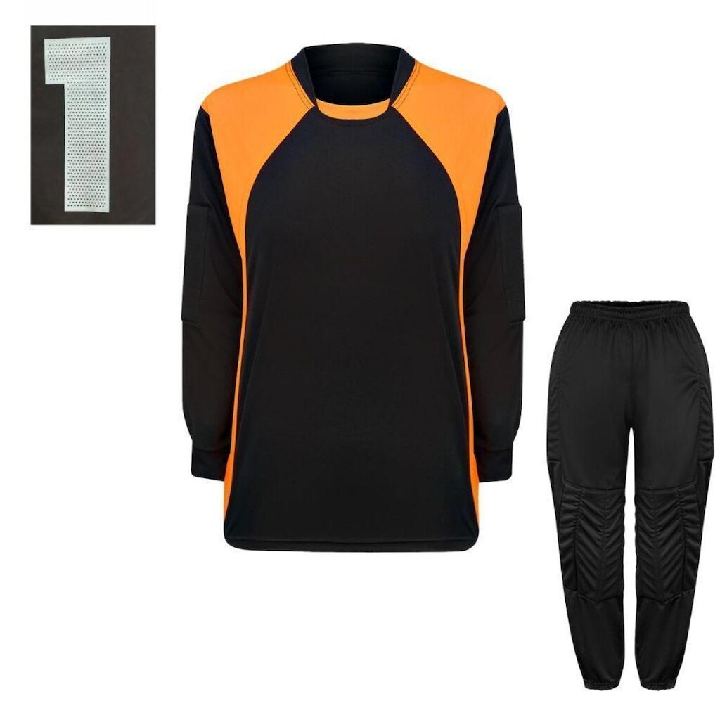 Conjunto Goleiro Infantil Juvenil Camisa E Calça Acolchoada Novo Modelo