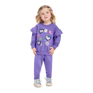 Conjunto Infantil com Blusão e Calça Legging Bee Loop