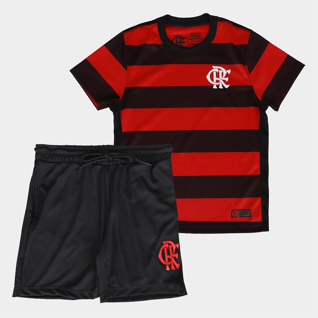 Conjunto Infantil Flamengo Dry
