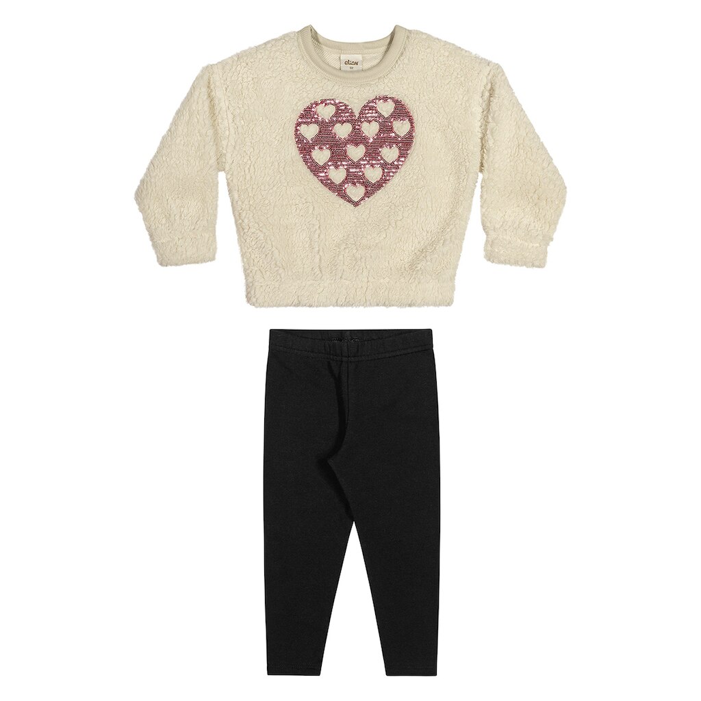 Conjunto Infantil Longo Elian Blusão e Legging Menina