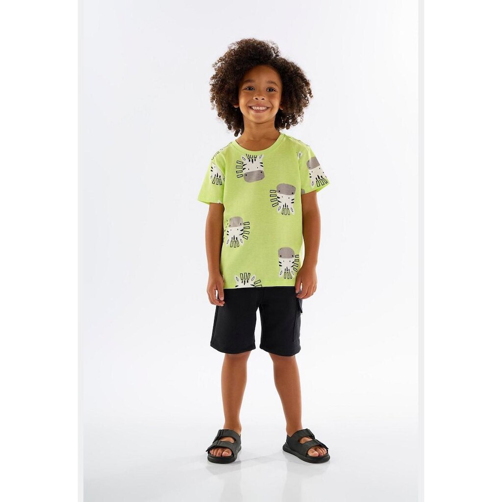 Conjunto Infantil para Menino com Camiseta e Bermuda Up Baby