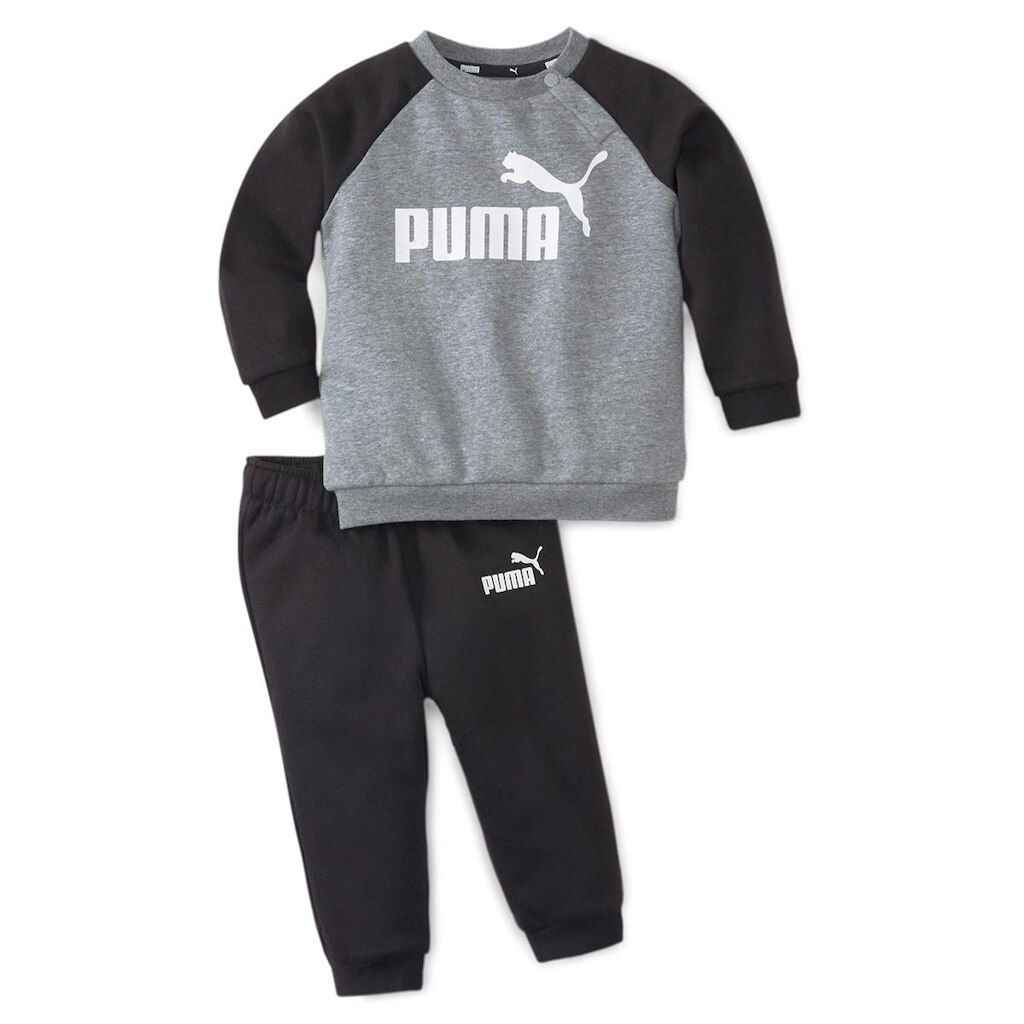 Conjunto Infantil Puma Minicats Essencial Raglan Jogger