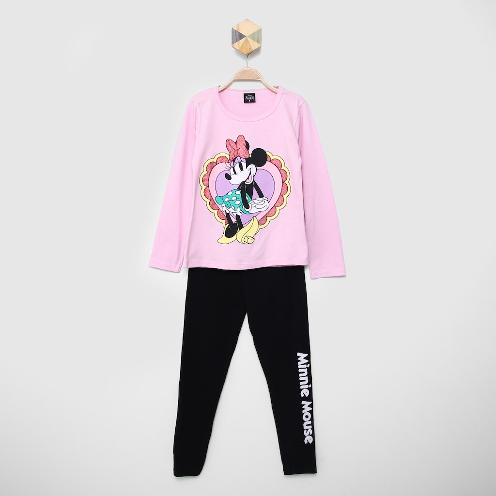 Conjunto Longo  Infantil Disney Minnie Mouse  Menina