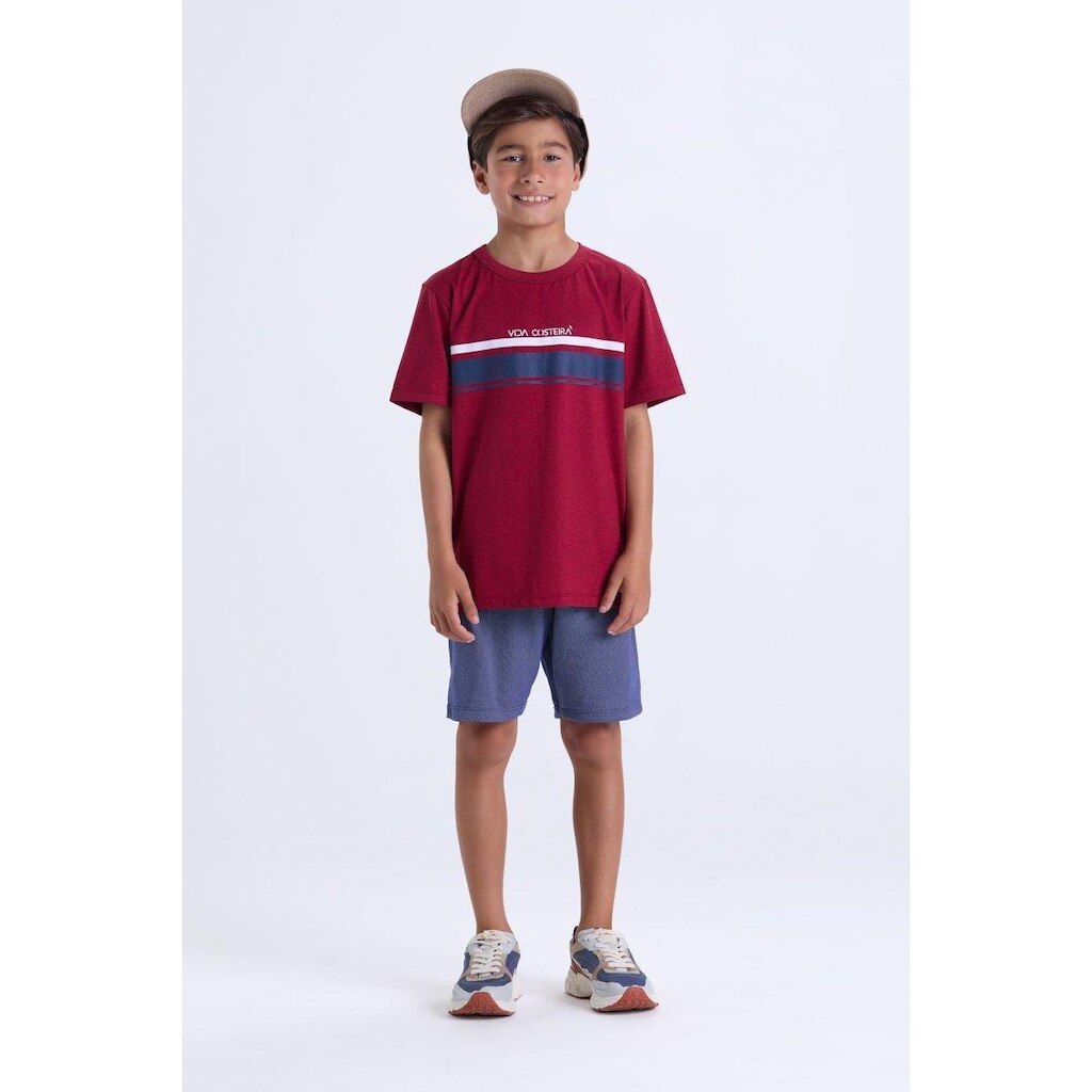 Conjunto Masculino de Verão Moulineblack Linhas