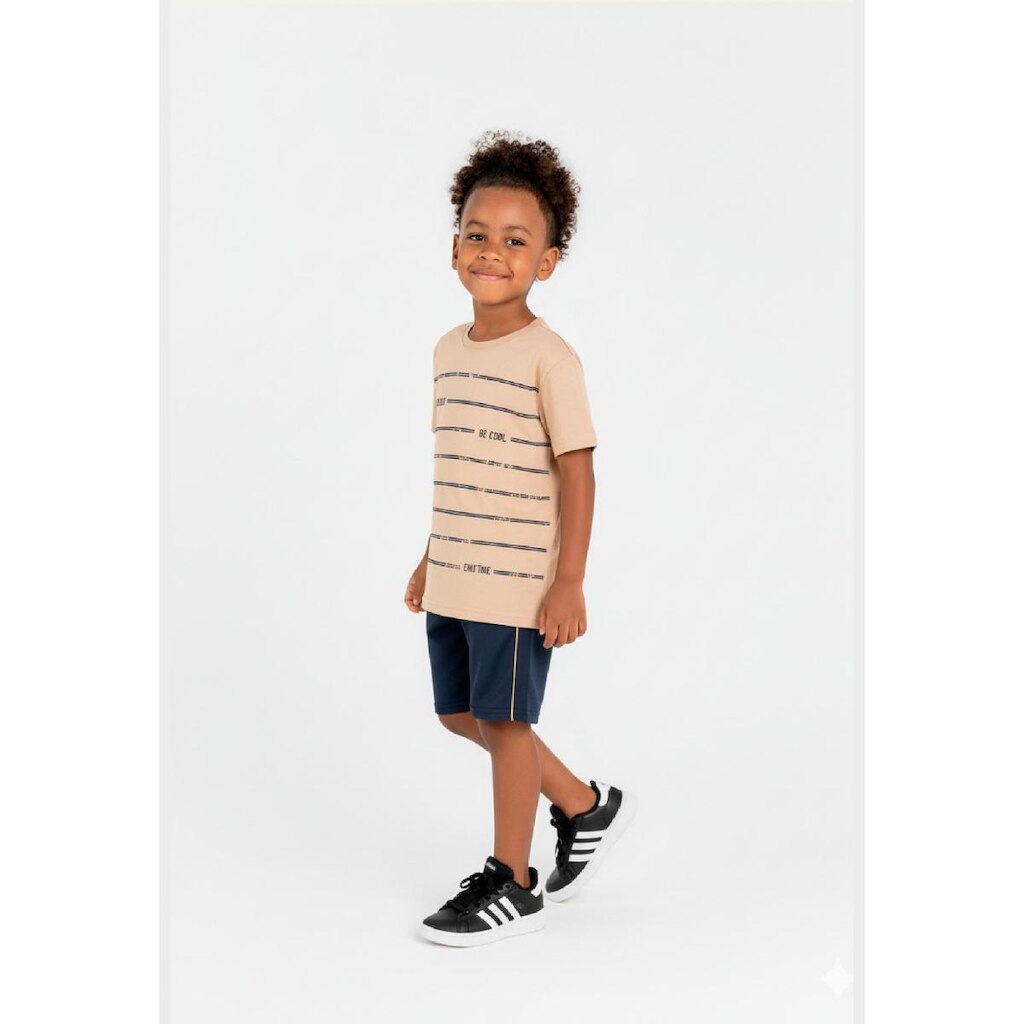 Conjunto Menino Camiseta e Bermuda Guloseima