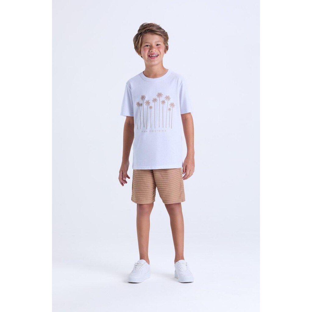 Conjunto Menino Infantil de Verão Tropical
