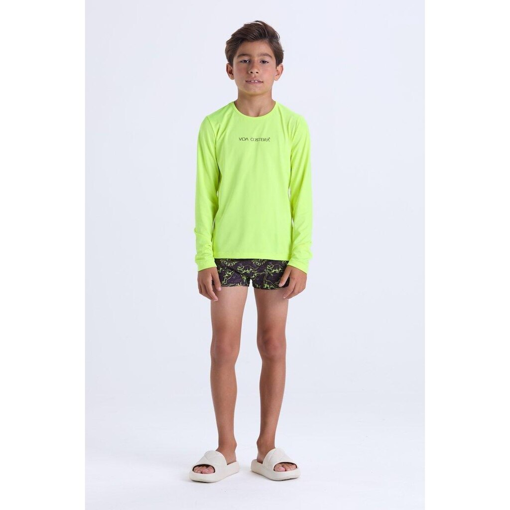 Conjunto Moda Praia Infantil Sunga Sublimada