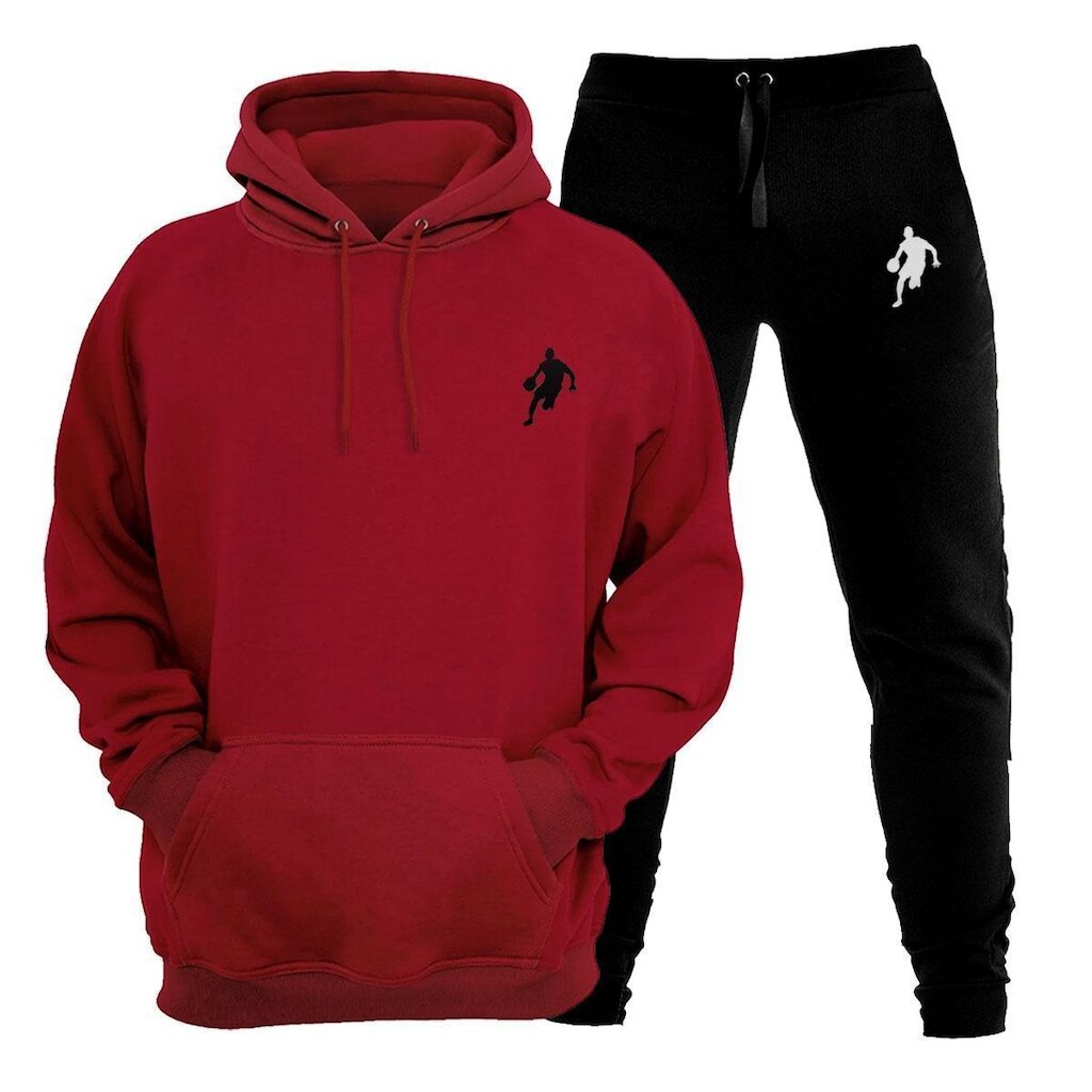 Conjunto Moletom Masculino Dibre Capuz Cores
