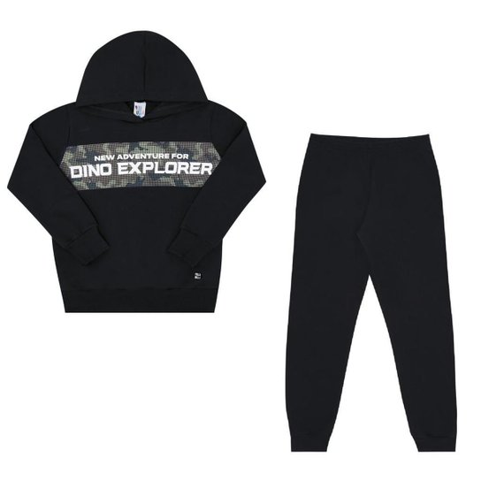 Conjunto Moletom Masculino Infantil Pulla Bulla 49776