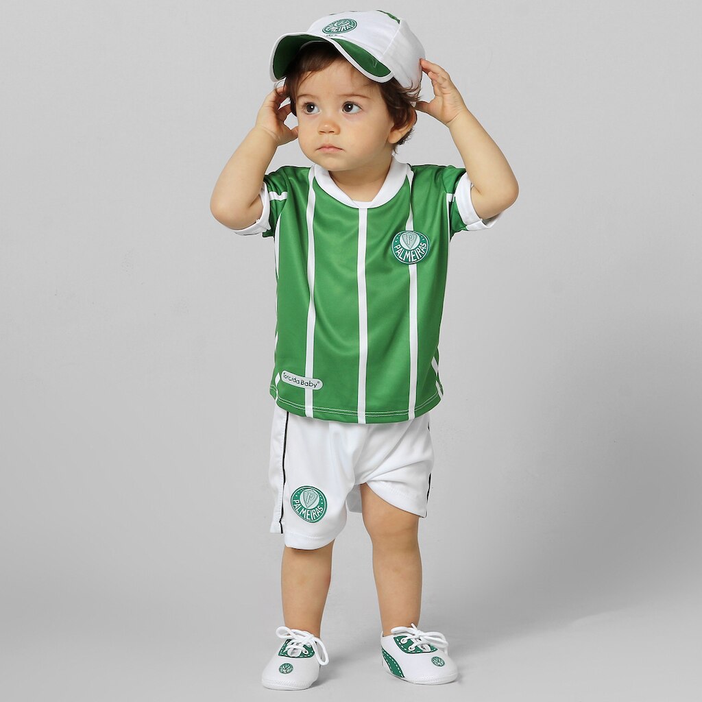 Conjunto Palmeiras Sublimado c/ 4 peças Infantil