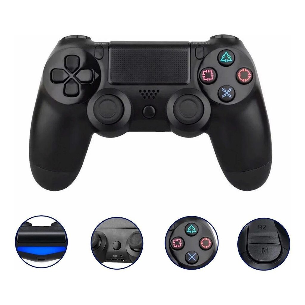 Controle PS4 Compatível sem fio Manete Dualshock 4 Joystick