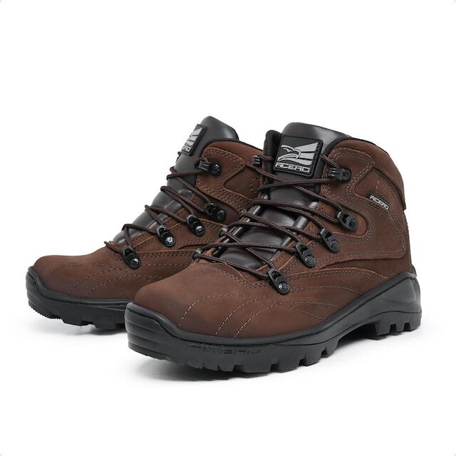 Coturno Adventure Masculino Couro Legítimo Acero Advanced