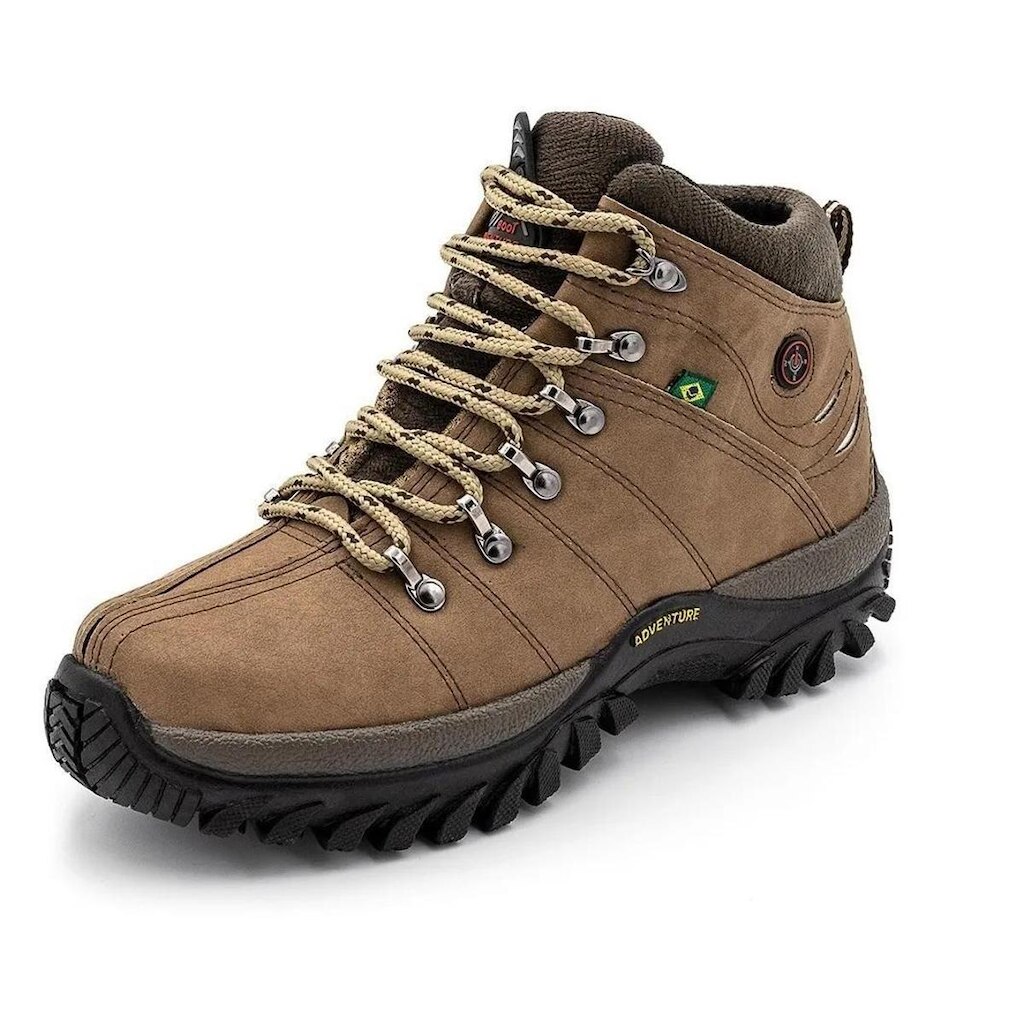 Coturno Bota Masculina Botina Adventure Para Trabalho e Trilhas