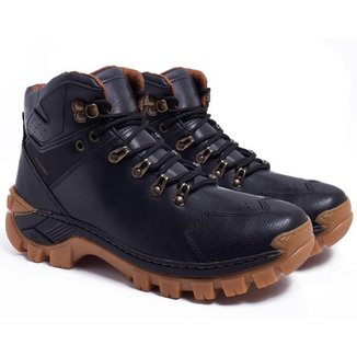 Coturno Masculino Bota Colorado de Couro Premium cor