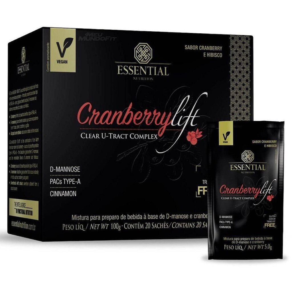 Cranberry Lift 20 Sachês – Essential Nutrition