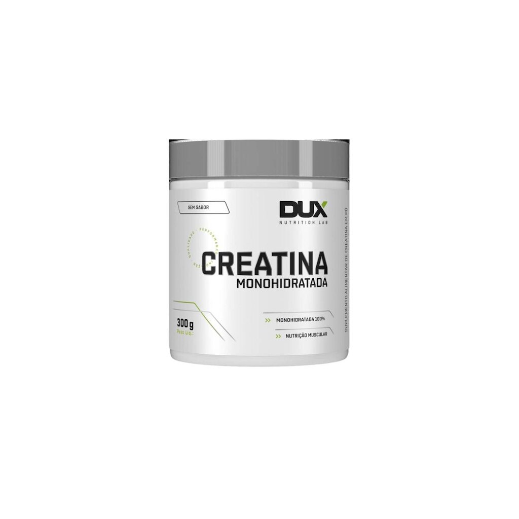 Creatina 100% Monohidratada (300g) Dux NutritionSabor:Sem