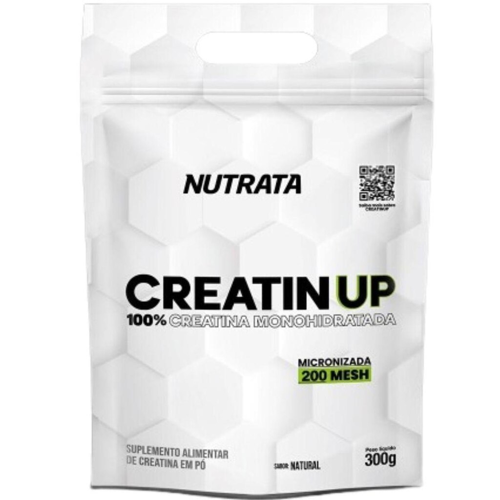 Creatina 300g Refil Creatin Up Nutrata Refil Pura Micronizada
