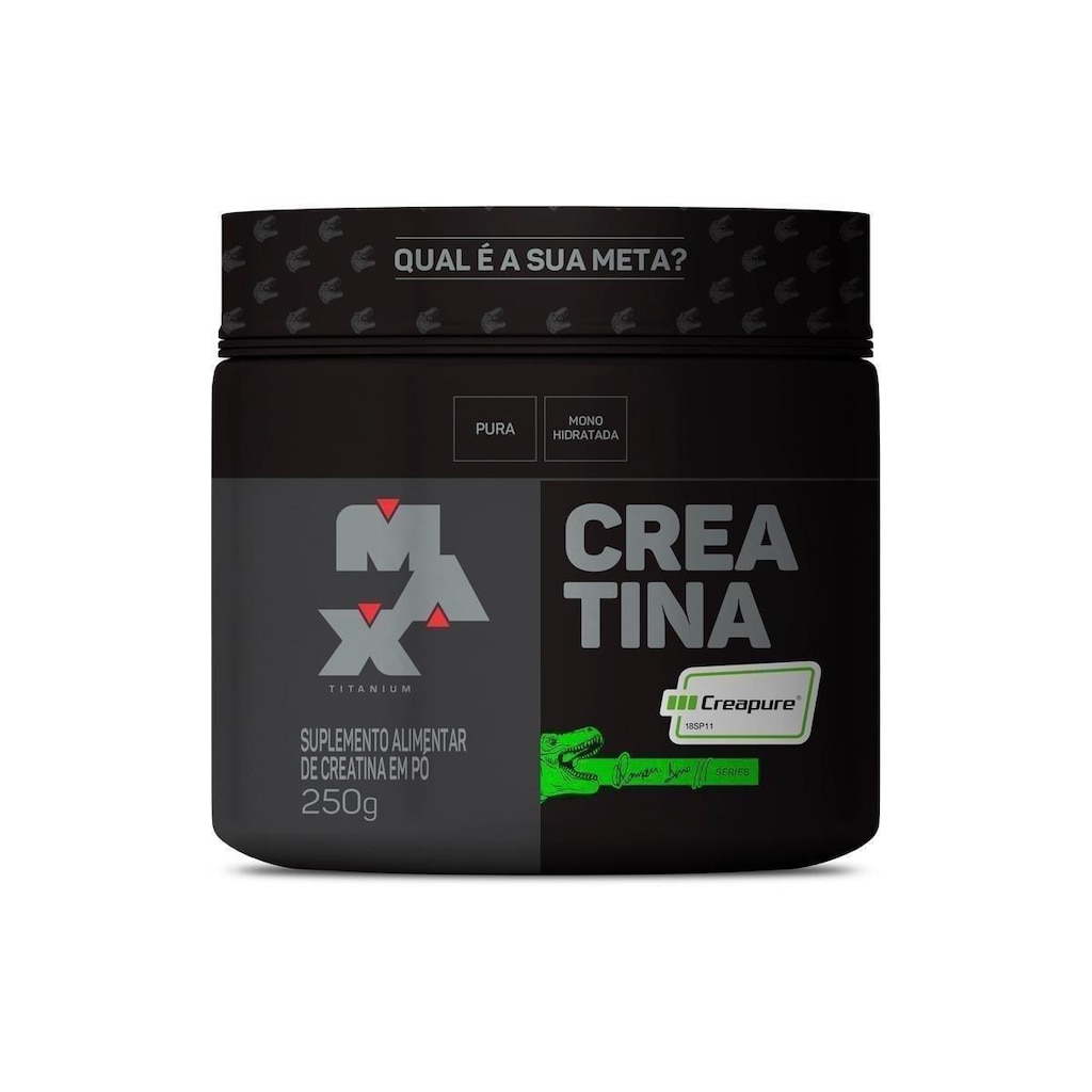 Creatina Creapure Linha Dino Pote 250g - Max Titanium