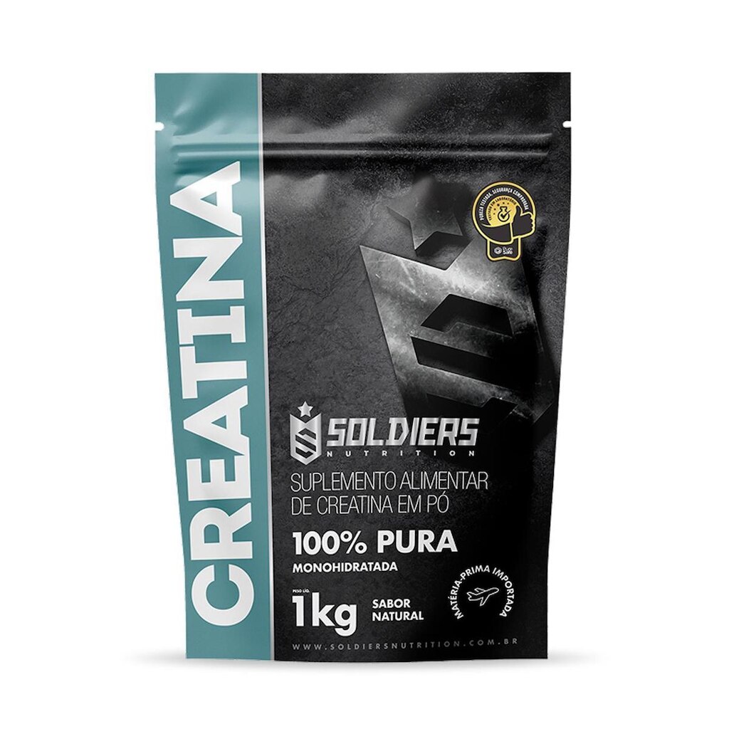 Creatina Monohidratada 100% Pura Soldiers Nutrition 1kg