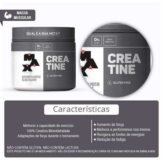 Creatina Monohidratada150g - Max Titanium