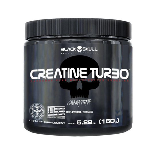 Creatine Black Skull Turbo - 150g Menor preço em Creatine Black Skull Turbo - 150g