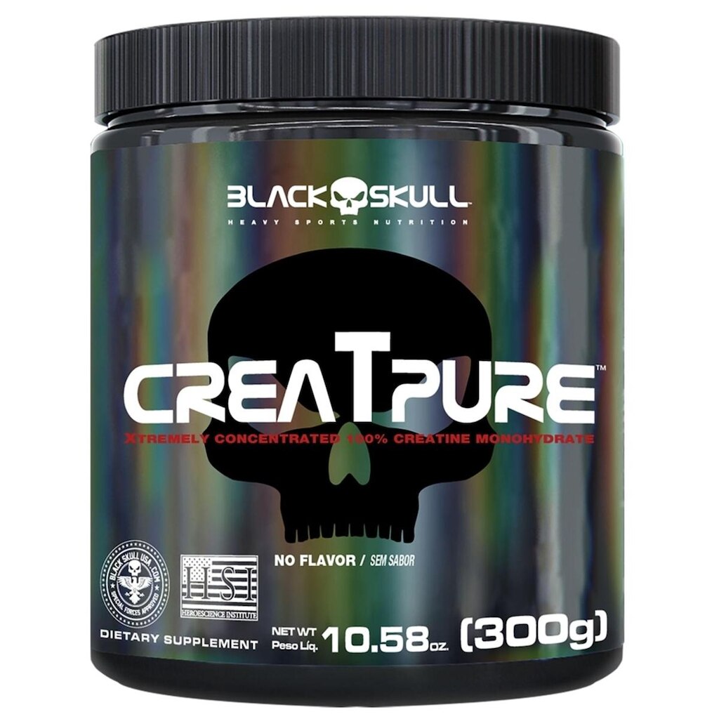CREATPURE - CREATINA CREAPURE - 300G - BLACK SKULL