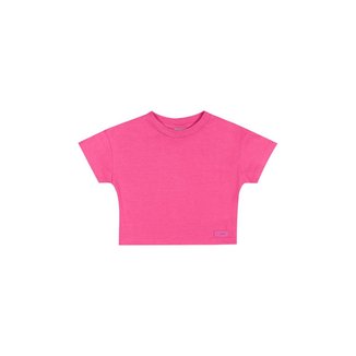 Cropped Básico Infantil em Meia Malha para Menina Quimby
