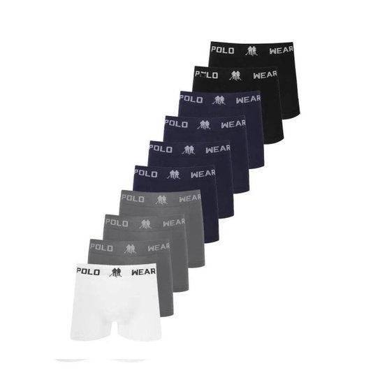 Cuecas Boxer Polo Microfibra 10 Unidades