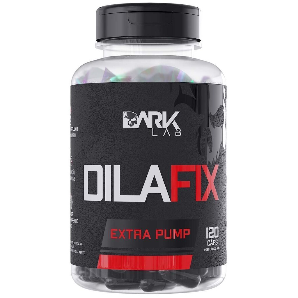 Dilafix Vasodilatador 120 Capsulas Dark Lab Suplementos (1 Pote 120 Capsulas)