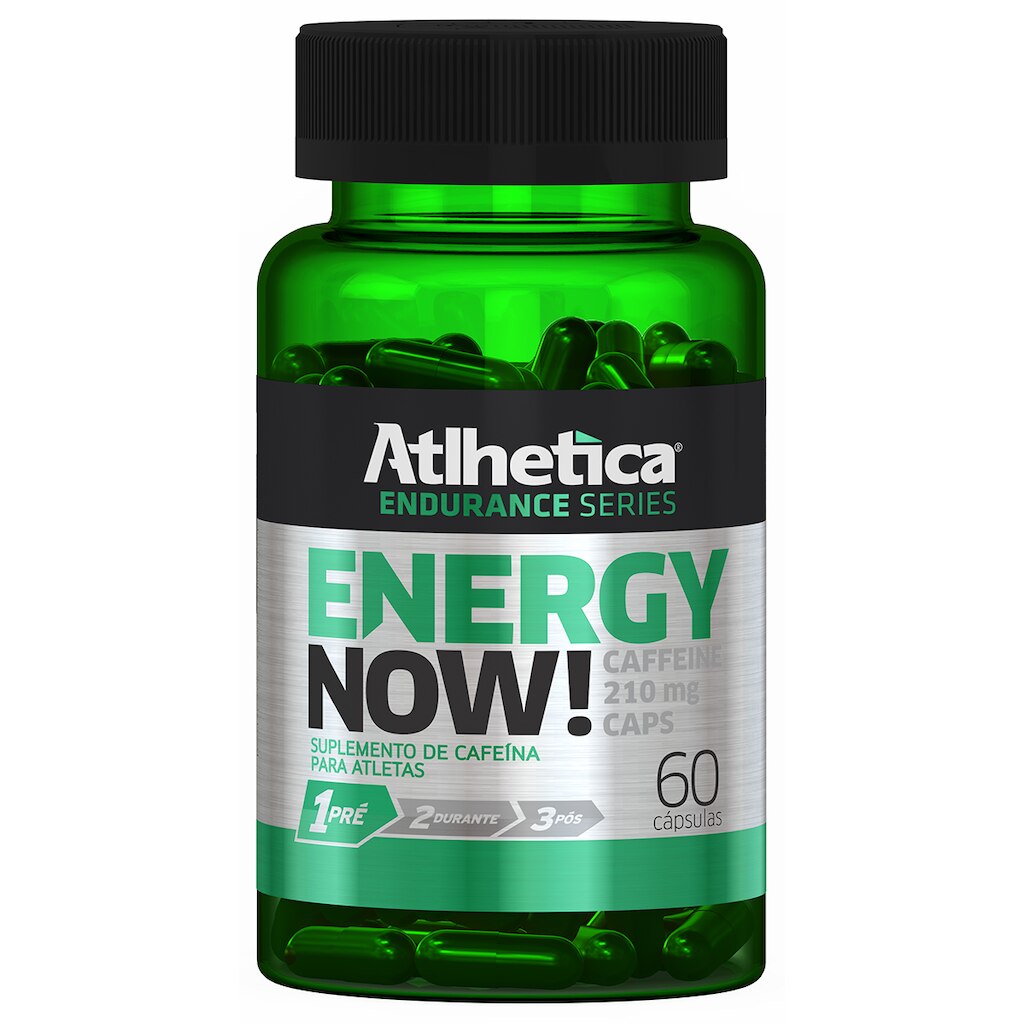 Energy Now 60 Cáps - Atlhetica Nutrition